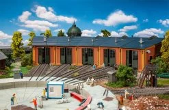 120281 Faller Ringlokschuppen Mit 12°-Teilu