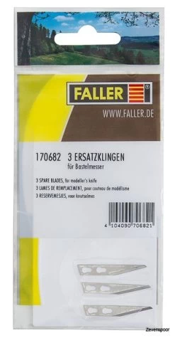 170682 Faller 3 Ersatzklingen Für Bastelmes