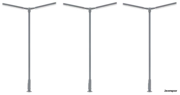 180122 Faller LED-Kreuzmastleuchte, Zweiarm 1 180122 Faller LED-Kreuzmastleuchte, Zweiarm