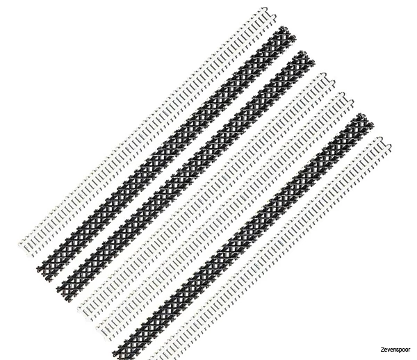 180402 Faller Zaun-Sortiment, 2 Farben, 108 2 180402 Faller Zaun-Sortiment, 2 Farben, 108 - Afbeelding 2