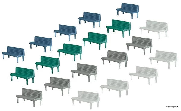 180441 Faller 20 Bänke 1 180441 Faller 20 Bänke