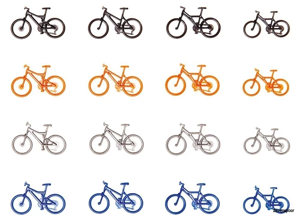 180445 Faller Mountain-Bikes 2 180445 Faller Mountain-Bikes - Afbeelding 2