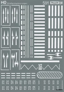 180536 Faller Straßenmarkierungen