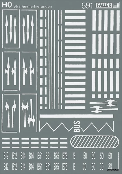 180536 Faller Straßenmarkierungen 1 180536 Faller Straßenmarkierungen