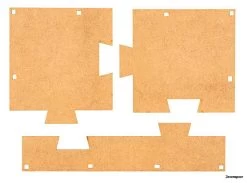 180889 Faller Bodenplatten Basis-Set, Goldb