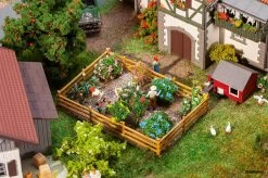 181276 Faller Ziergarten Mit Blumen Und Büs