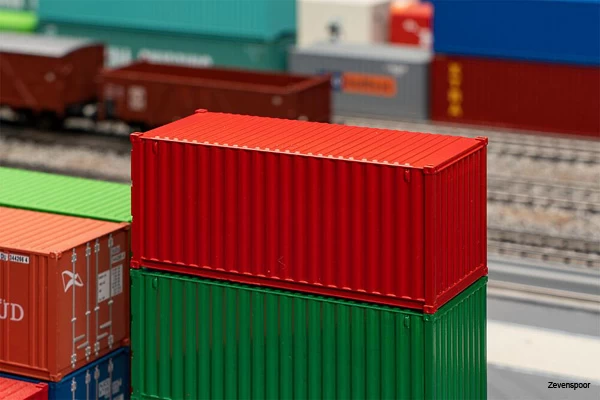 182003 Faller 20′ Container, Rot 1 182003 Faller 20′ Container, Rot