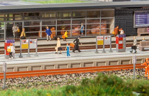 222111 Faller Moderner Bahnsteig Mit Zubehö 1 222111 Faller Moderner Bahnsteig Mit Zubehö