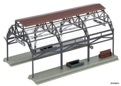 222128 Faller Bahnhofshalle -Faller Verkoopwinkel FA222128 2