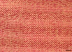 222568 Faller Mauerplatte, Backstein