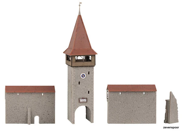 232171 Faller Altstadtturm Mit Mauer 3 232171 Faller Altstadtturm Mit Mauer - Afbeelding 3