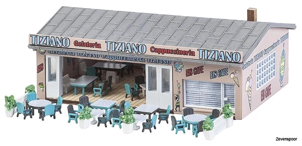 232327 Faller Eiscafé Tiziano 2 232327 Faller Eiscafé Tiziano - Afbeelding 2
