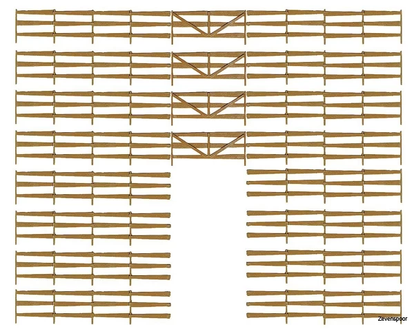 272402 Faller Bonanza-Zaun, 930 Mm 2 272402 Faller Bonanza-Zaun, 930 Mm - Afbeelding 2