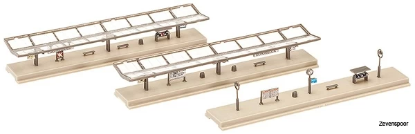 282718 Faller 3 Bahnsteige 2 282718 Faller 3 Bahnsteige - Afbeelding 2