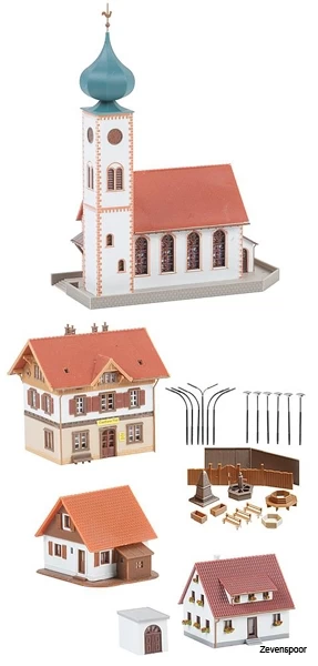 282777 Faller Dorfset 2 282777 Faller Dorfset - Afbeelding 2