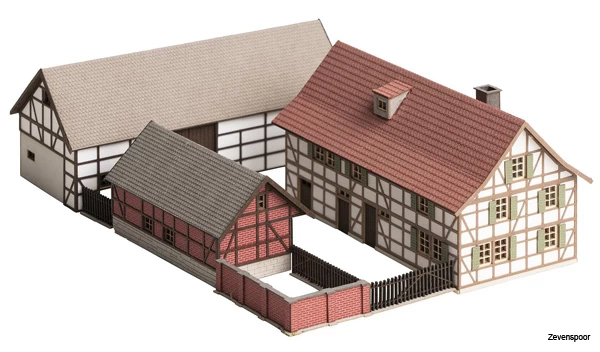 282800 Faller Dreiseithof 3 282800 Faller Dreiseithof - Afbeelding 3