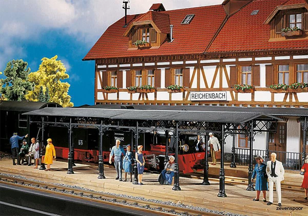 330908 Faller Pola-G Überdachter Bahnsteig 1 330908 Faller Pola-G Überdachter Bahnsteig