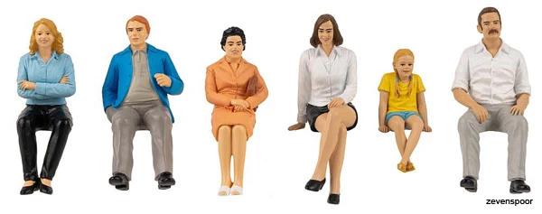 331508 Faller Pola-G Sitzende Gruppe 1 331508 Faller Pola-G Sitzende Gruppe