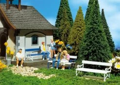 331734 Faller Pola-G 8 Sitzbänke